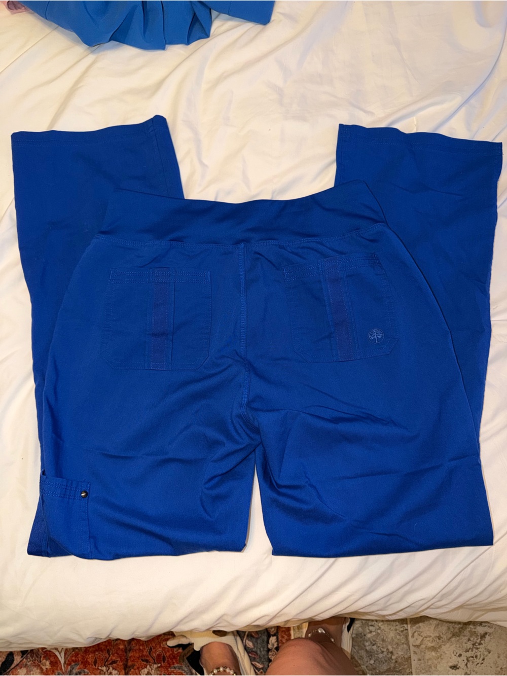 Healing Hands Scrub Pants Galaxy Blue - Picture 3 of 4